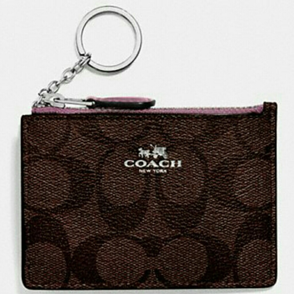 💜COACH ID/CREDIT CARD & KEY RING WALLET💜